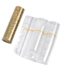 Blister portamonete - 20 cent - fascia arancio - Iternet - sacchetto da 100 blister Blister portamonete - 20 cent - fascia arancio - Iternet - sacchetto da 100 blister