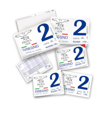 Blocco Pigna2 - 330x480mm - collato - 12fg - 110gr - liscio squadrato - Pigna Blocco Pigna2 - 330x480mm - collato - 12fg - 110gr - liscio squadrato - Pigna