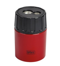 Temperamatite - 2 fori - con contenitore - Lebez