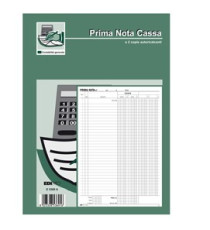 Blocco prima nota cassa - 50/50 fogli autoricalcanti - 31 x 21cm - Edipro