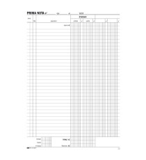 Blocco prima nota cassa - 50/50 fogli autoricalcanti - 31 x 21cm - Edipro