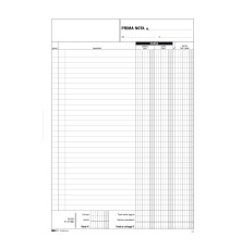 Blocco prima nota cassa entrate/uscite - 50/50 fogli autoricalcanti - 31 x 21cm - Edipro
