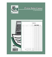 Blocco prima nota cassa entrate/uscite/Iva - 50/50 fogli autoricalcanti - 31 x 21cm - Edipro