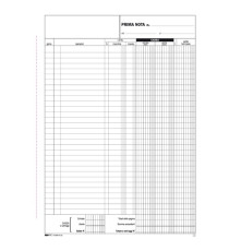 Blocco prima nota cassa entrate/uscite/Iva - 50/50 fogli autoricalcanti - 31 x 21cm - Edipro