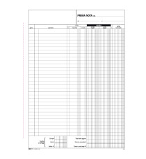 Blocco prima nota cassa entrate/uscite/Iva - 50/50 fogli autoricalcanti - 31 x 21cm - Edipro