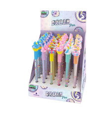 Box penne cancellabili - 4 expo da banco - fantasie assortite - Lebez - conf. 144 pezzi