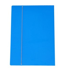Cartellina con elastico - cartone plastificato - 50x70 cm - azzurro - Cartotecnica del Garda Cartellina con elastico - cartone plastificato - 50x70 cm - azzurro - Cartotecnica del Garda