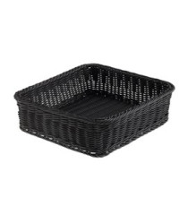 Cestino quadrato Vanity - in PPL - 32,5x32,5x10 cm - nero - Leone Cestino quadrato Vanity - in PPL - 32,5x32,5x10 cm - nero - Leone