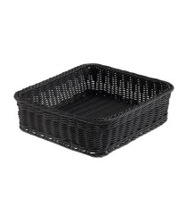 Cestino quadrato Vanity - in PPL - 32,5x32,5x10 cm - nero - Leone Cestino quadrato Vanity - in PPL - 32,5x32,5x10 cm - nero - Leone