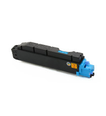 Toner CK-5515C ciano compatibile 1T02ZLCUT0 per Triumph-Adler UTAX 357 Ci CK5515 + vaschetta - capacità 9.000 pagine