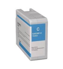 Cartuccia SJIC36C ciano C13T44C240 ink pigment compatibile per Epson ColorWorks C6000,C6500 SJIC36PC capacità 80ml