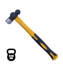 Martello a sfera professionale Blim BL0312 impugnatura in gomma antiscivolo testa in resistente acciaio forgiato peso di 340 gr Martello a sfera professionale Blim BL0312 impugnatura in gomma antiscivolo testa in resistente acciaio forgiato peso di 340 gr