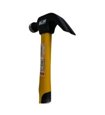 Martello tipo americano Blim BL0311 con testa in acciaio forgiato da 450gr professionale - Manico in Fibra di Vetro antiscivolo Martello tipo americano Blim BL0311 con testa in acciaio forgiato da 450gr professionale - Manico in Fibra di Vetro antiscivolo