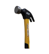 Martello tipo americano Blim BL0311 con testa in acciaio forgiato da 450gr professionale - Manico in Fibra di Vetro antiscivolo Martello tipo americano Blim BL0311 con testa in acciaio forgiato da 450gr professionale - Manico in Fibra di Vetro antiscivolo