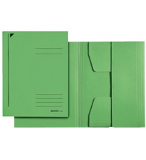 Cartellina 3 lembi - 430 gr - 24,3 x 34 cm - verde - Leitz Cartellina 3 lembi - 430 gr - 24,3 x 34 cm - verde - Leitz