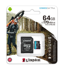 Micro SDXC 64GB SDCG3/64GB V30 Classe 10 UHS-I U3 A2 con adattatore - trasferimento contenuti Full HD & 4K UHD fino a 170MB/s Micro SDXC 64GB SDCG3/64GB V30 Classe 10 UHS-I U3 A2 con adattatore - trasferimento contenuti Full HD & 4K UHD fino a 170MB/s