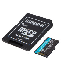 Micro SDXC 64GB SDCG3/64GB V30 Classe 10 UHS-I U3 A2 con adattatore - trasferimento contenuti Full HD & 4K UHD fino a 170MB/s Micro SDXC 64GB SDCG3/64GB V30 Classe 10 UHS-I U3 A2 con adattatore - trasferimento contenuti Full HD & 4K UHD fino a 170MB/s