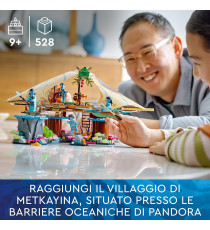 Lego Avatar - La casa corallina di Metkayina - Lego 75578 INTROVABILE Canoa e Minifigure di Neytiri e Tonowari 528pz Anni 9+