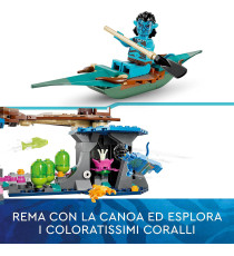Lego Avatar - La casa corallina di Metkayina - Lego 75578 INTROVABILE Canoa e Minifigure di Neytiri e Tonowari 528pz Anni 9+