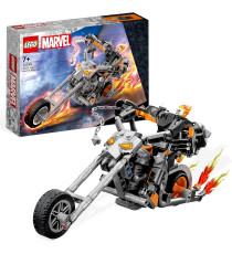 LEGO Marvel - Mech e Moto di Ghost Rider - LEGO 76245 con Action Figure Snodabile di Supereroe 264pz Anni 7+ LEGO Marvel - Mech e Moto di Ghost Rider - LEGO 76245 con Action Figure Snodabile di Supereroe 264pz Anni 7+