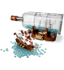 Lego Ideas - Nave in bottiglia - Lego 92177 INTROVABILE Ship in a Bottle 962pz Anni 12+