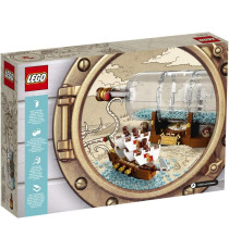 Lego Ideas - Nave in bottiglia - Lego 92177 INTROVABILE Ship in a Bottle 962pz Anni 12+