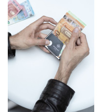 Porta tessere Mondraghi SAFFIANO TEAK,mini wallet in pelle con protezione RFID,fino a 9 tessere + banconote Made in Italy Porta tessere Mondraghi SAFFIANO TEAK,mini wallet in pelle con protezione RFID,fino a 9 tessere + banconote Made in Italy