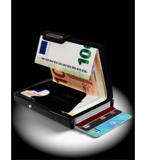 Porta tessere Mondraghi RACING CARBON,mini wallet in pelle con protezione RFID,fino a 9 tessere + banconote Made in Italy Porta tessere Mondraghi RACING CARBON,mini wallet in pelle con protezione RFID,fino a 9 tessere + banconote Made in Italy