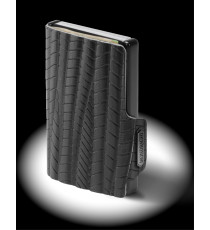 Porta tessere Mondraghi EVOLUTION BLACK con portamonete,mini wallet in pelle con protezione RFID,fino a 9 tessere + banconote Porta tessere Mondraghi EVOLUTION BLACK con portamonete,mini wallet in pelle con protezione RFID,fino a 9 tessere + banconote