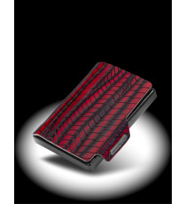 Porta tessere Mondraghi EVOLUTION RED con portamonete,mini wallet in pelle con protezione RFID,fino a 9 tessere + banconote Porta tessere Mondraghi EVOLUTION RED con portamonete,mini wallet in pelle con protezione RFID,fino a 9 tessere + banconote