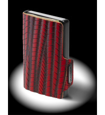 Porta tessere Mondraghi EVOLUTION RED con portamonete,mini wallet in pelle con protezione RFID,fino a 9 tessere + banconote Porta tessere Mondraghi EVOLUTION RED con portamonete,mini wallet in pelle con protezione RFID,fino a 9 tessere + banconote