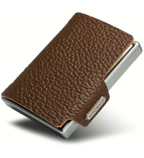Porta tessere Mondraghi ONE BROWN,mini wallet in pelle con protezione RFID,fino a 9 cards + banconote Made in Italy Porta tessere Mondraghi ONE BROWN,mini wallet in pelle con protezione RFID,fino a 9 cards + banconote Made in Italy