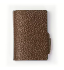 Porta tessere Mondraghi ONE BROWN,mini wallet in pelle con protezione RFID,fino a 9 cards + banconote Made in Italy Porta tessere Mondraghi ONE BROWN,mini wallet in pelle con protezione RFID,fino a 9 cards + banconote Made in Italy