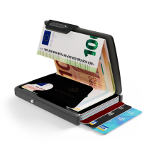 Porta tessere Mondraghi ONE BROWN,mini wallet in pelle con protezione RFID,fino a 9 cards + banconote Made in Italy Porta tessere Mondraghi ONE BROWN,mini wallet in pelle con protezione RFID,fino a 9 cards + banconote Made in Italy