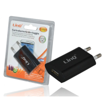 Caricatore da muro USB-A Linq T-IS01 - 1 porta Usb TYPE-A da 1A 5V nero slim - ricarica rapida - caricabatteria Caricatore da muro USB-A Linq T-IS01 - 1 porta Usb TYPE-A da 1A 5V nero slim - ricarica rapida - caricabatteria