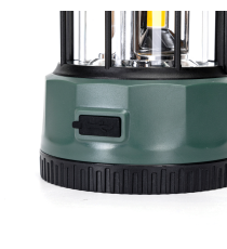 Lanterna da campeggio 311193 lampada dimmerabile con manopola e batterie ricaricabile,luce calda,200 lumen D101xH175mm