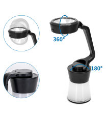 Lampada torcia da campeggio 311155 nera dimmerabile 3in1 a batteria 3AA,luce bianca,gialla,rossa 140 lumen illumina fino a 65mt Lampada torcia da campeggio 311155 nera dimmerabile 3in1 a batteria 3AA,luce bianca,gialla,rossa 140 lumen illumina fino a 65mt