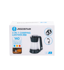Lampada torcia da campeggio 311155 nera dimmerabile 3in1 a batteria 3AA,luce bianca,gialla,rossa 140 lumen illumina fino a 65mt Lampada torcia da campeggio 311155 nera dimmerabile 3in1 a batteria 3AA,luce bianca,gialla,rossa 140 lumen illumina fino a 65mt