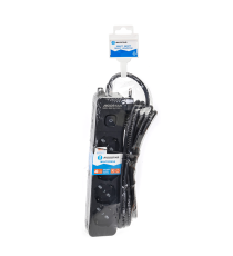 Multipresa ciabatta elettrica 4 prese nera con interruttore cavo 5 metri Spina 16A 250V 2P+E Presa 16A 250V 4 WAY P40 Aigostar Multipresa ciabatta elettrica 4 prese nera con interruttore cavo 5 metri Spina 16A 250V 2P+E Presa 16A 250V 4 WAY P40 Aigostar