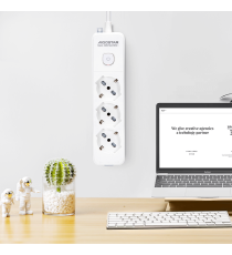 Multipresa ciabatta elettrica 3 prese bianco-grigio con interruttore cavo 1,5 metri Spina 16A 250V 2P+E Presa 16A 250V 3 WAY P40 Multipresa ciabatta elettrica 3 prese bianco-grigio con interruttore cavo 1,5 metri Spina 16A 250V 2P+E Presa 16A 250V 3 WAY P40