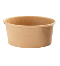 Bowl per zuppe monouso - 180 ml - cartoncino - avana - Signor Bio - conf. 25 pezzi Bowl per zuppe monouso - 180 ml - cartoncino - avana - Signor Bio - conf. 25 pezzi