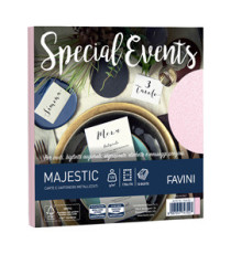 Busta Special Events - 170 x 170 mm - 120 gr - rosa - Favini - conf. 10 buste Busta Special Events - 170 x 170 mm - 120 gr - rosa - Favini - conf. 10 buste