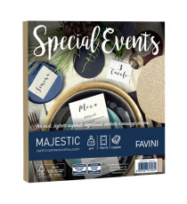 Busta Special Events - 170 x 170 mm - 120 gr - sabbia - Favini - conf. 10 buste Busta Special Events - 170 x 170 mm - 120 gr - sabbia - Favini - conf. 10 buste