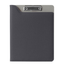 Portablocco Meet - con molla - 31 x 25 x 1,5 cm - grigio - InTempo