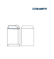 Busta a sacco Self - strip adesivo - 19 x 26 cm - 80 gr - bianco - Blasetti - conf. 500 pezzi
