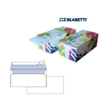 Busta Mailpack - senza finestra - strip adesivo - 11 x 23 cm - 90 gr - bianco - Blasetti - dispenser 150 pezzi