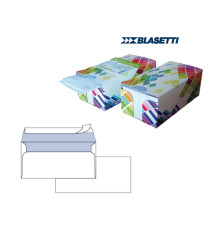 Busta Mailpack - senza finestra - strip adesivo - 11 x 23 cm - 90 gr - bianco - Blasetti - dispenser 150 pezzi