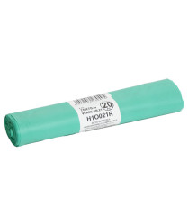 Sacchi bio - 70x70 cm - 70 L - 18 micron - verde - conf. 20 pezzi