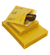 Busta imbottita Sacboll - D (20 x 32 cm) - carta - avana - Blasetti - conf. 10 pezzi