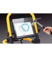 Faro led portatile 20W 1850 lumen 6500K Luce fredda IP44 con supporto misura L220*W185*H223mm - orientabile a 360 gradi AIGOSTAR